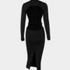 1680160383 Turtleneck Slim Y2K Backless Maxi Dress HotSalesWear 1646721548